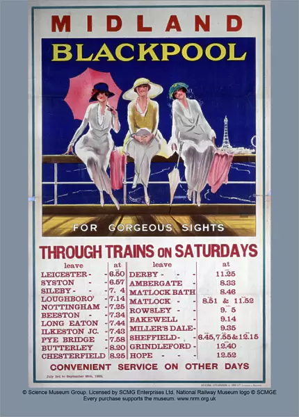 Blackpool for Gorgeous Sights, MR poster, 1920