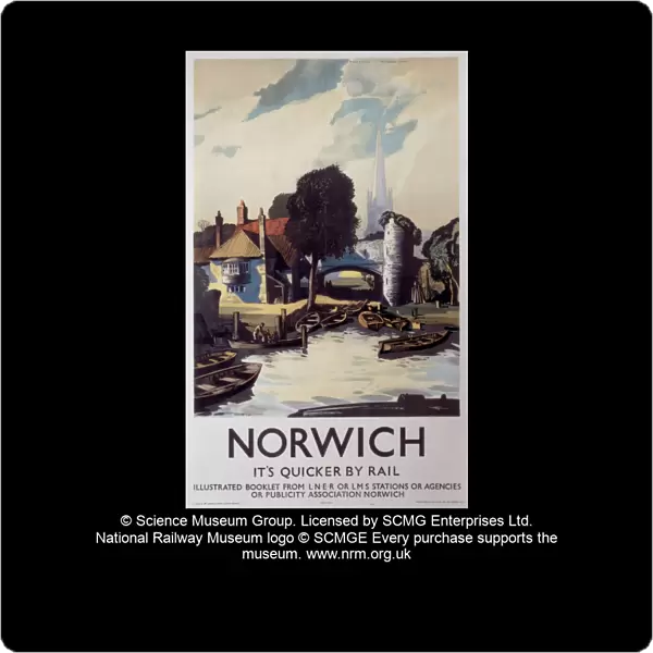 Norwich, LNER poster, 1940