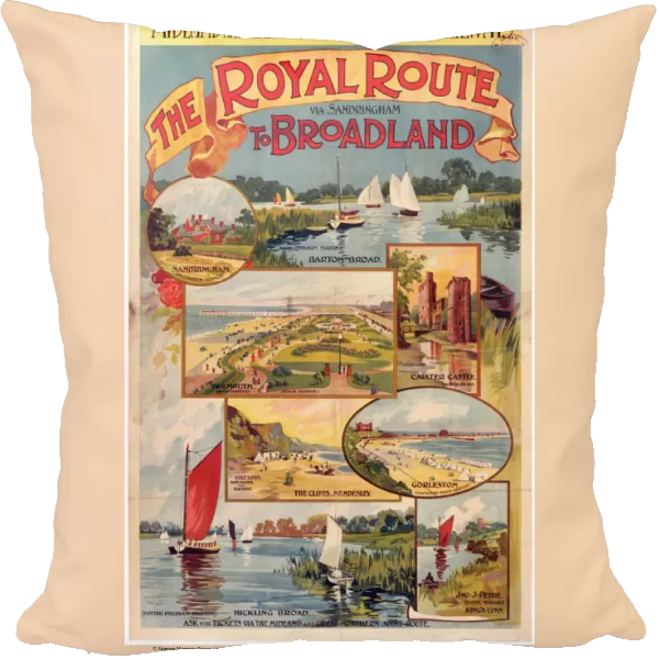 The Royal Route... to Broadland, M & GNR poster, 1923-1935