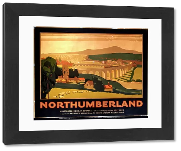 Northumberland, NER poster, c 1920s