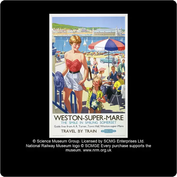Weston-Super-Mare, BR poster, 1952