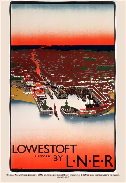 Lowestoft, LNER poster, 1923-1947