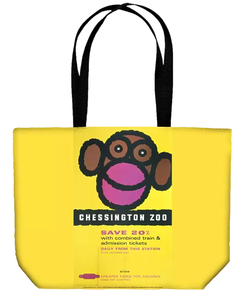Chessington Zoo, BR poster, 1961