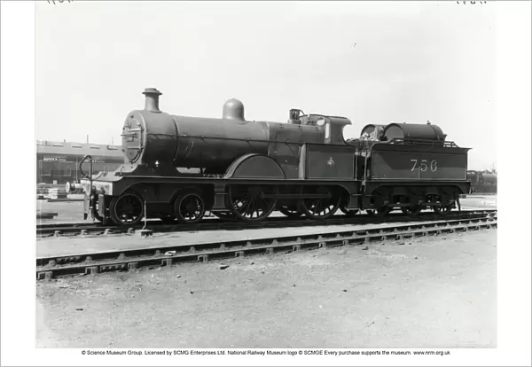 Midland Railway Class 2 4-4-0 steam locomotive number 2192. Bullt by Sharp, Stewart