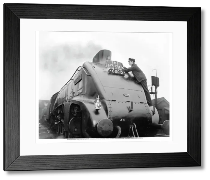 Framed Print : A4 Class Locomotive Print, 1957 Framed Print : A4 Class Locomotive Print, 1957
