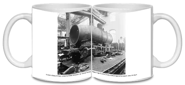Schenectady engine under construction, about 1898