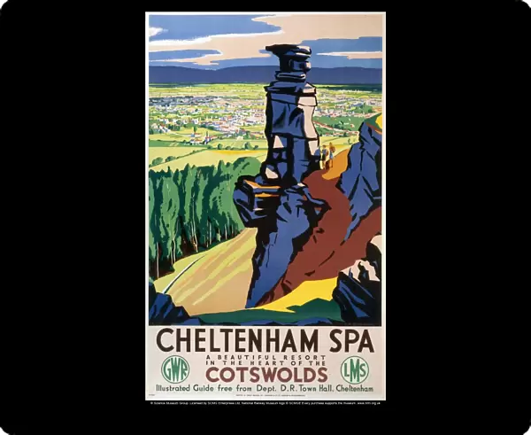 Cheltenham Spa, GWR  /  LMS poster, 1923-1947