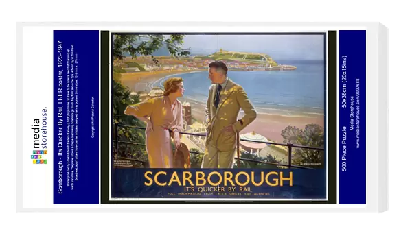 Scarborough - Its Quicker By Rail, LNER poster, 1923-1947