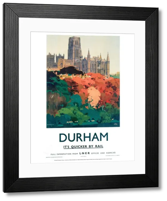 Framed Print : Durham Print, 1016 mm x 635 mm Framed Print : Durham Print, 1016 mm x 635 mm