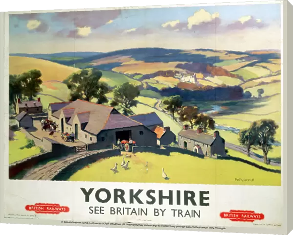 Yorkshire, BR poster, 1950s