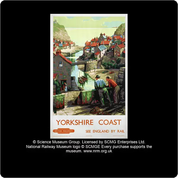 Yorkshire Coast, BR poster, 1948-1965