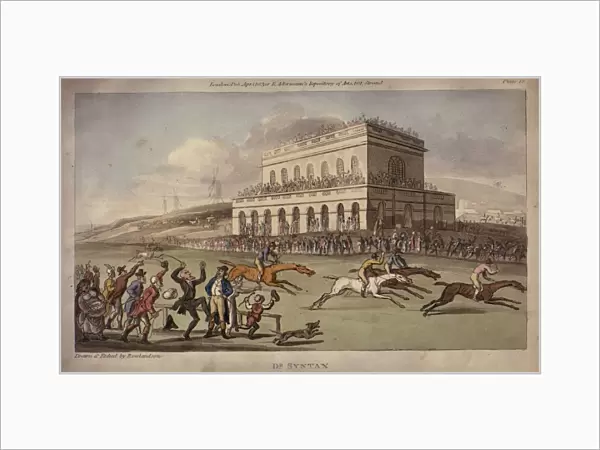 Dr Syntax. 1st April 1813: Dr Syntax spends a day at the race track in York,