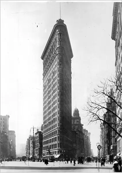 The Flatiron Building On 5th Avenue In New York City