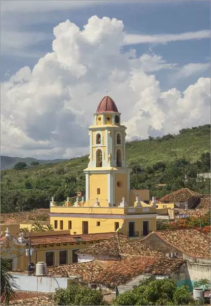 Church in a colonial town