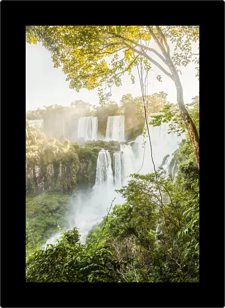 Majestic Iguazu Waterfalls in Argentina