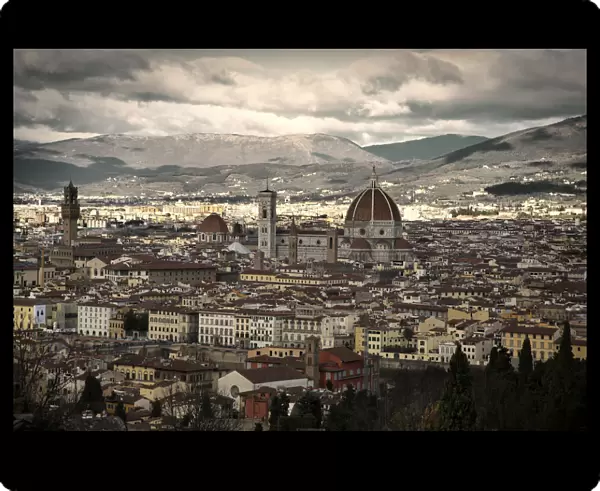 Panorama of Florence as seen from Piazzale Michelangelo