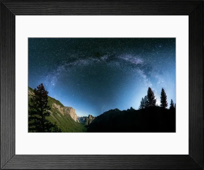 Framed Print : Yosemite Milky Way Print Framed Print : Yosemite Milky Way Print