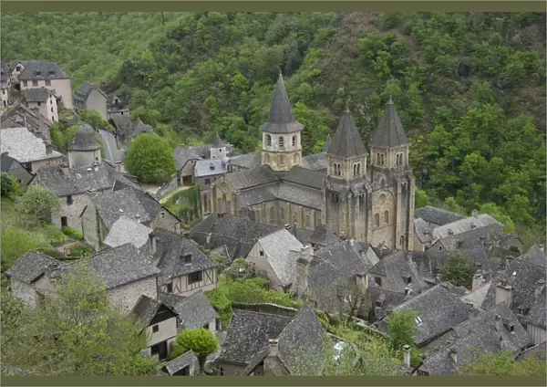 A general view of Conques