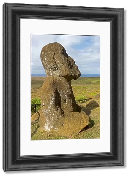 Stone sculpture, Easter Island, Chile
