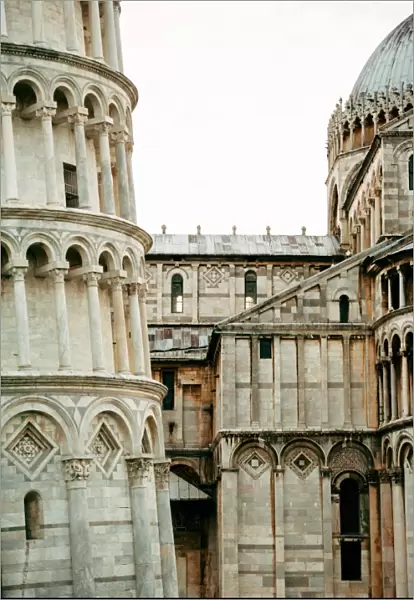 Tower of Pisa and Cathedral