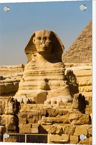 Sphinx Front Corner Pyramid Empty