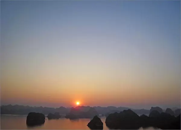 Ho Long Bay at sunset