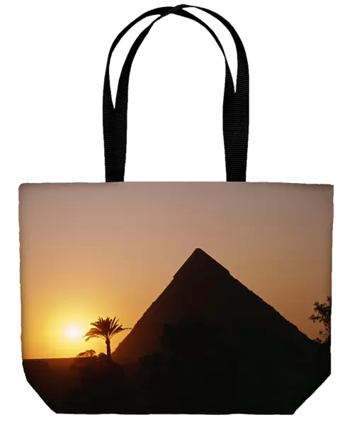 Sunset in Giza, Egypt
