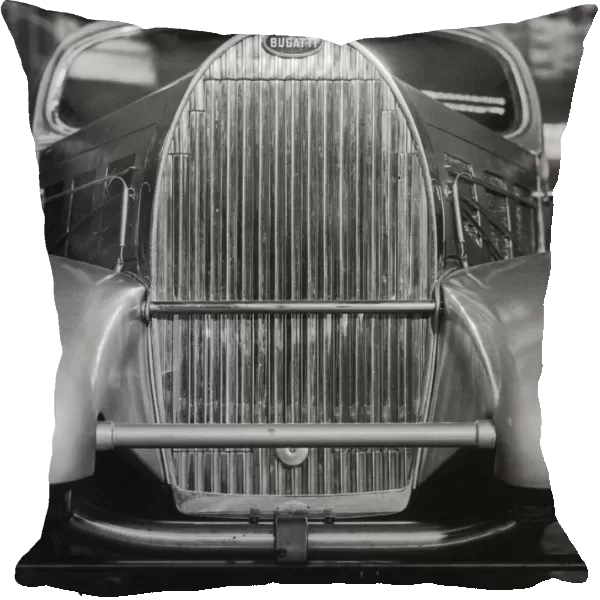Bugatti. 16th October 1935: The radiator grille of a 3.3 litre Bugatti
