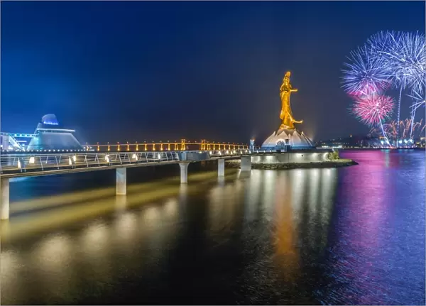 Chinese new year fireworks in Macau