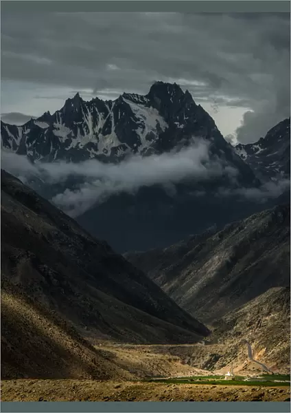 Layers of mountains in Tibet