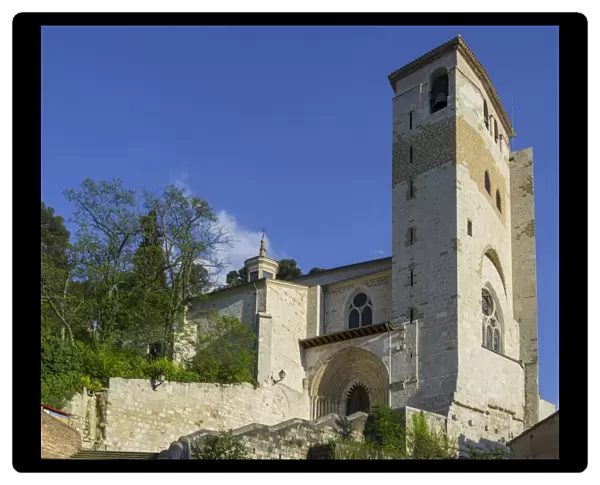 Fortified church of San Pedro de la Rua, 11th century, Estella, Navarre, Spain