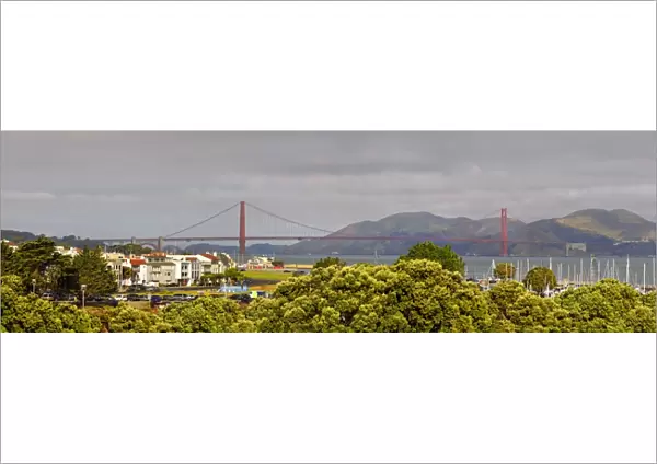 The Marina District with the Golden Gate, San Francisco, California, USA