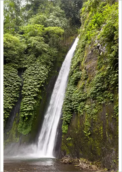 Waterfall near Munduk, North Bali, Bali, Indonesia, Southeast Asia, Asia