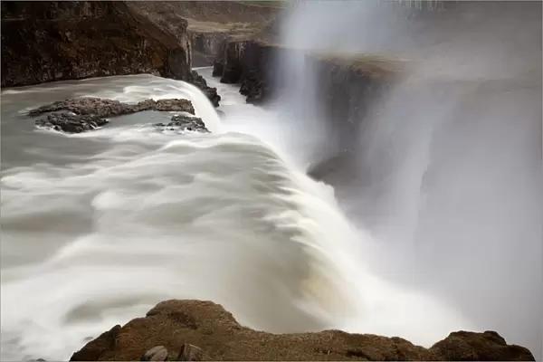 Gullfoss waterfall, Golden Circle, South Iceland, Iceland, Europe