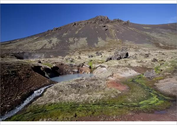 Oelfusdalur and Reykjadulur geothermal area, Hveragerdi, southern Iceland, Iceland, Europe
