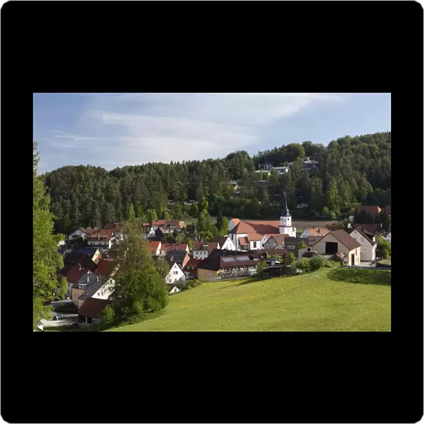 Obertrubach, Trubachtal valley, Little Switzerland, Upper Franconia, Franconia, Bavaria, Germany, Europe, PublicGround