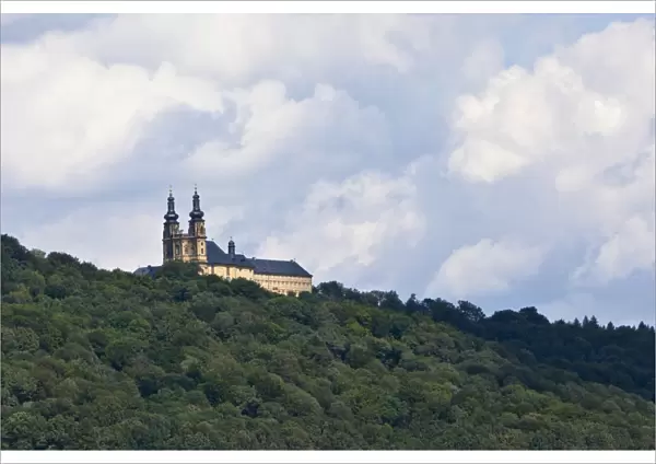 Banz Abbey, a former Benedictine monastery, near Bad Staffelstein, Lichtenfels, Upper Franconia, Bavaria, Germany, Europe