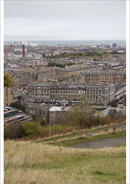 View on Edinburgh seen from Calton Hill, United Kingdom
