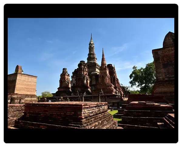 UNESCO wat mahathat Sukhothai Thailand, Asia