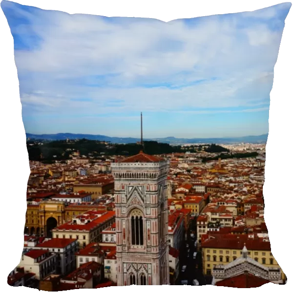 Old City of Florence and Campanile di Giotto, Italy