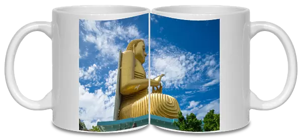 Golden Buddha at Golden temple in Dambulla