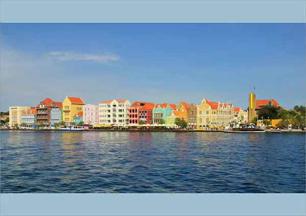 The waterfront of Willemstad (Punda side), Curacao, Netherlands Antilles