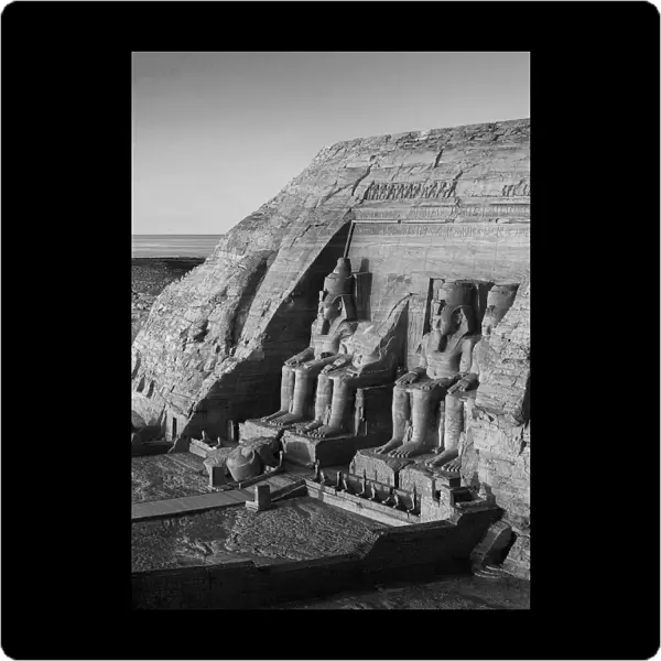 The statues of Rameses II, Abu Simbel, Egypt