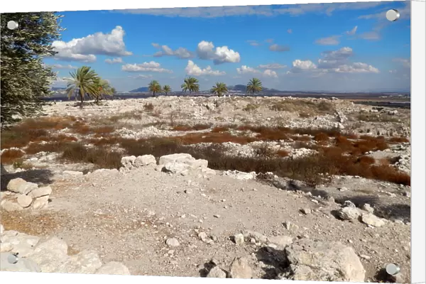 Landscape on Megiddo Mound & the valley of Jezreel