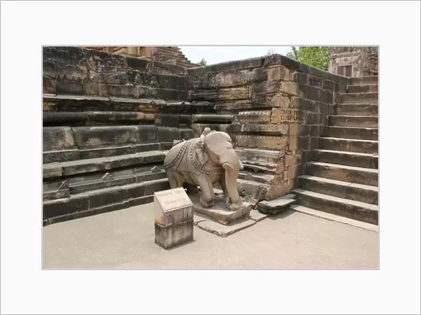 Visvanath Temple entrance at Khajuraho