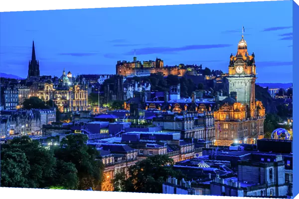 City skyline of Edinburgh, Scotland
