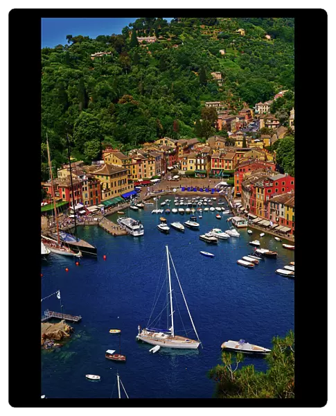 Portofino. View on Portofino, small Italian village, protected by UNESCO