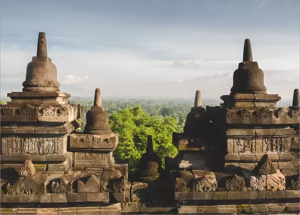 Borobudur ancient wall