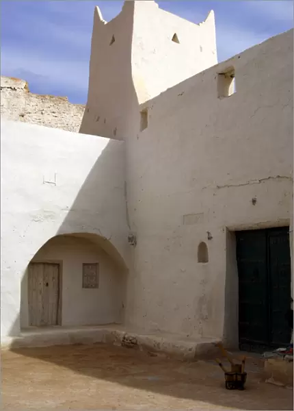 Tradional building in the Old town of Ghadames, UNESCO world heritage, Libya