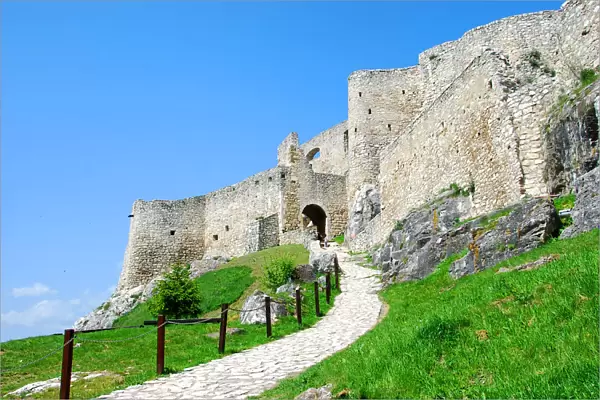 The ruins of Spis Castle Slovakia